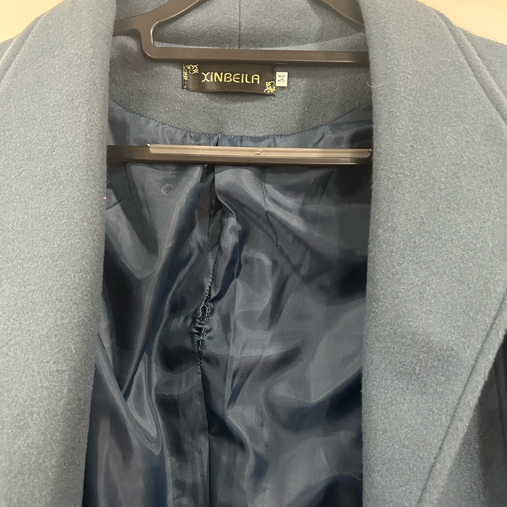 Women’s coat gray/blue color size M - Picture 7 of 7